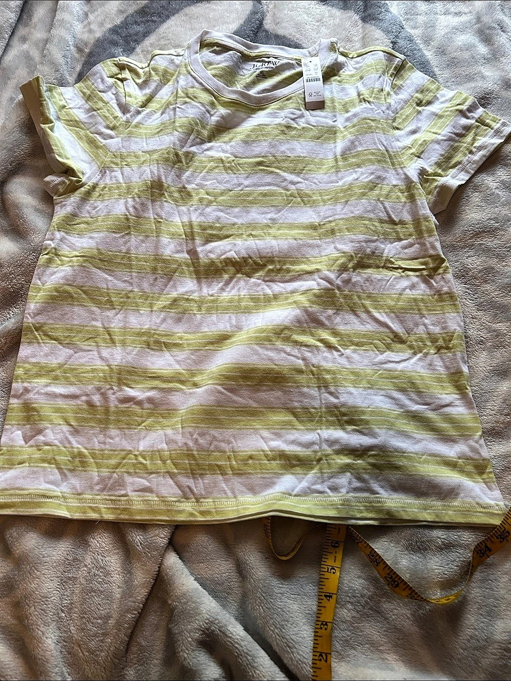 J.Crew Vintage jersey classic-fit crewneck T-shirt in stripe Striped Cotton Tee